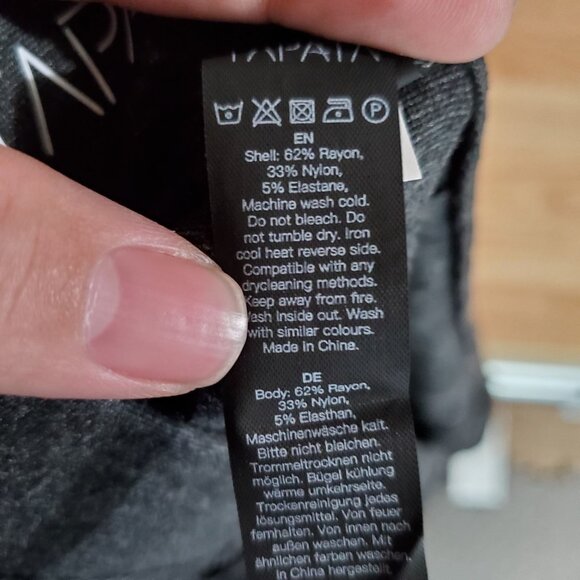 Tapata Pants Womens XXL 20 Charcoal Gray Work Leisure Stretch Slacks *NWT* - Picture 5 of 11